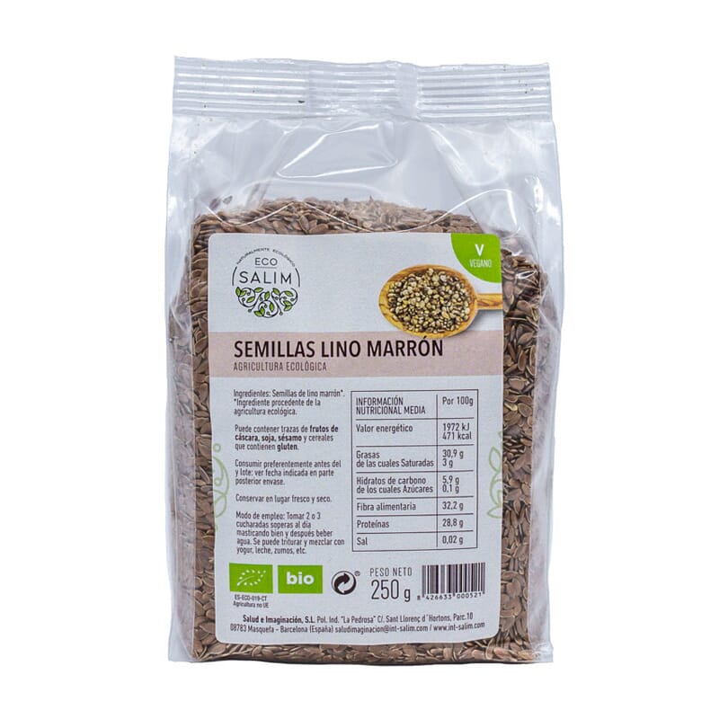 Semillas De Lino Marrón Eco 250g