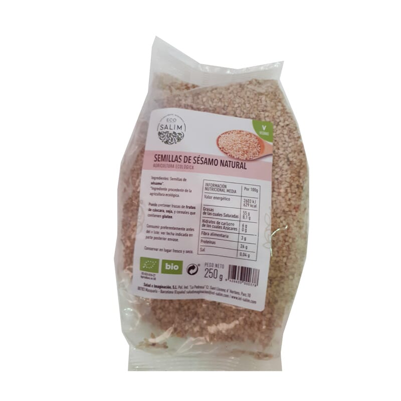 Semillas sésamo tostado ecológico - Eco-Salim - 250 g