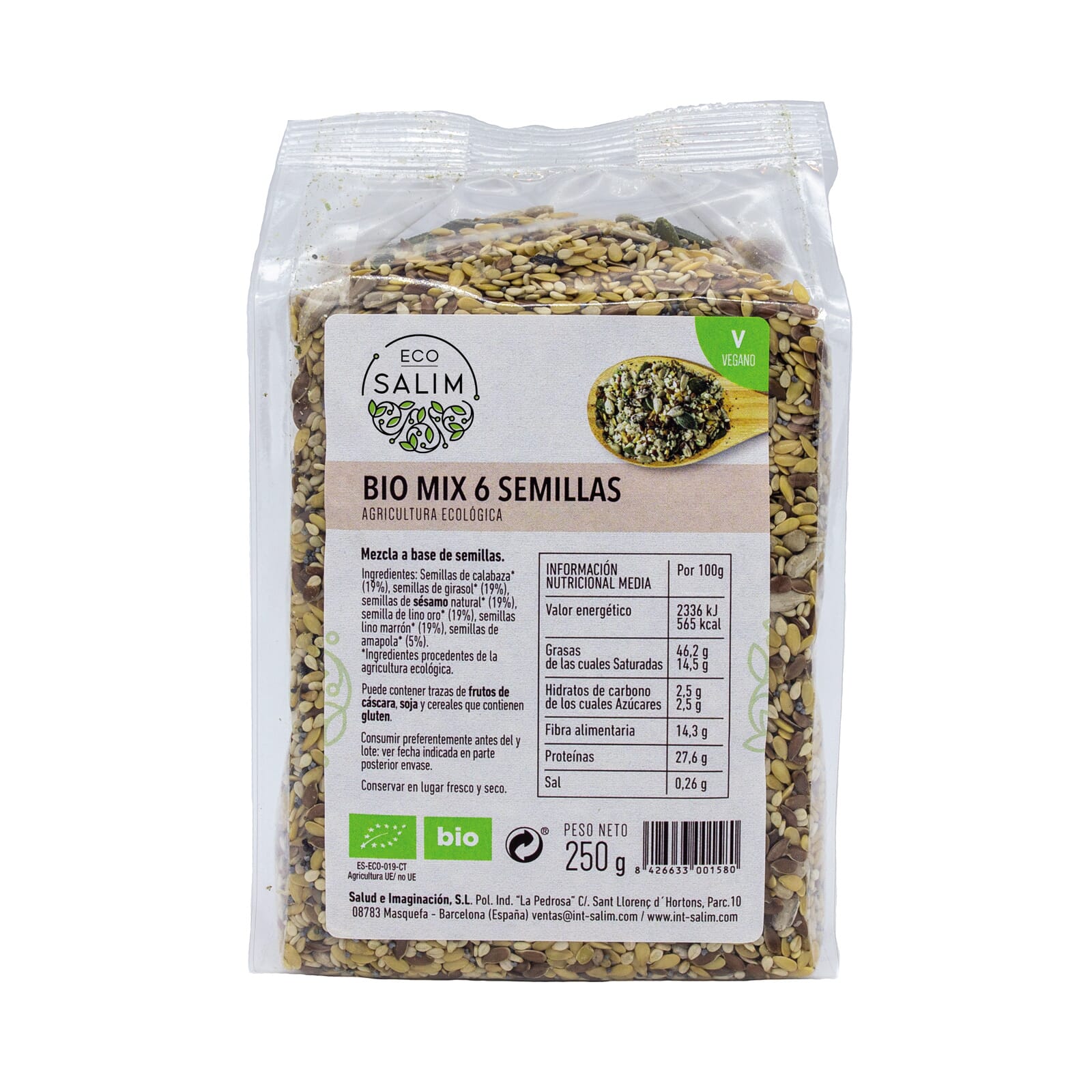 BIO MIX 6 SEMILLAS 250g