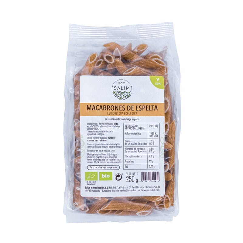 Macarrones Harina De Espelta Eco 250g