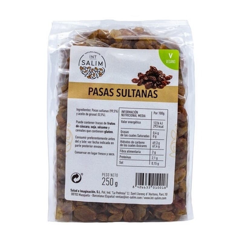Pasas Sultanas Vegan 250g