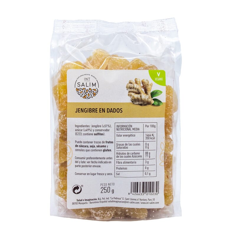 Jengibre En Dados 250g