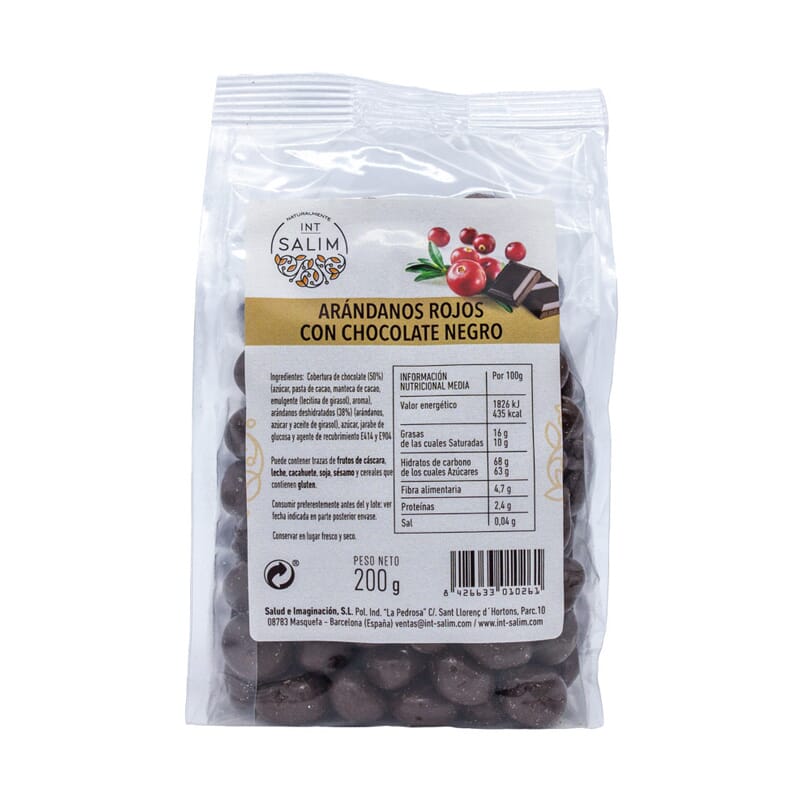Arándano Rojo Con Chocolate 200g