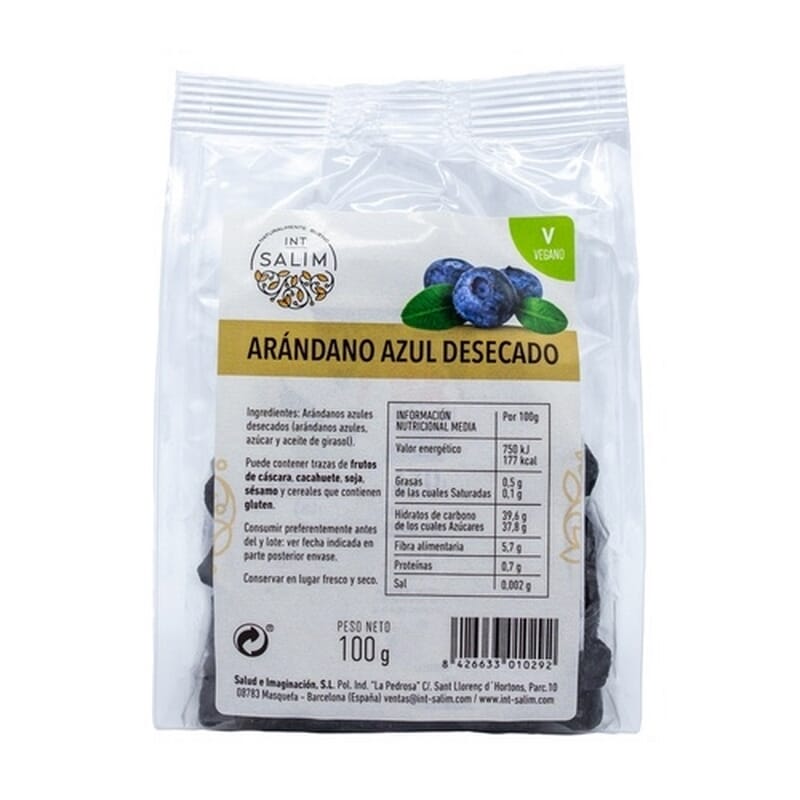 Arandano Negro Azul Desecado Vegan 100g