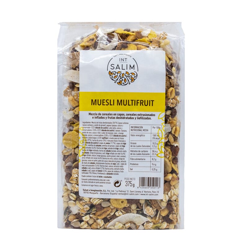 Muesli Multifruta 375g