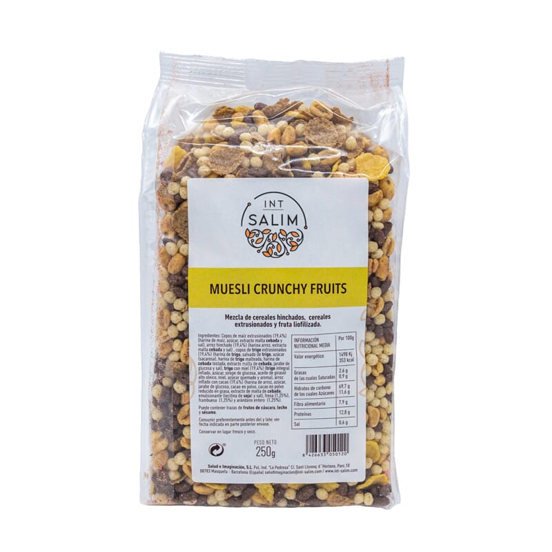 MUESLI CRUNCHY FRUITS 250g