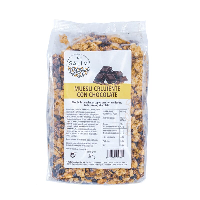 Muesli Crujiente De Chocolate 375g