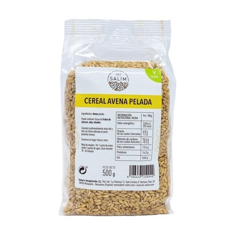 Avena Pelada En Grano 500g