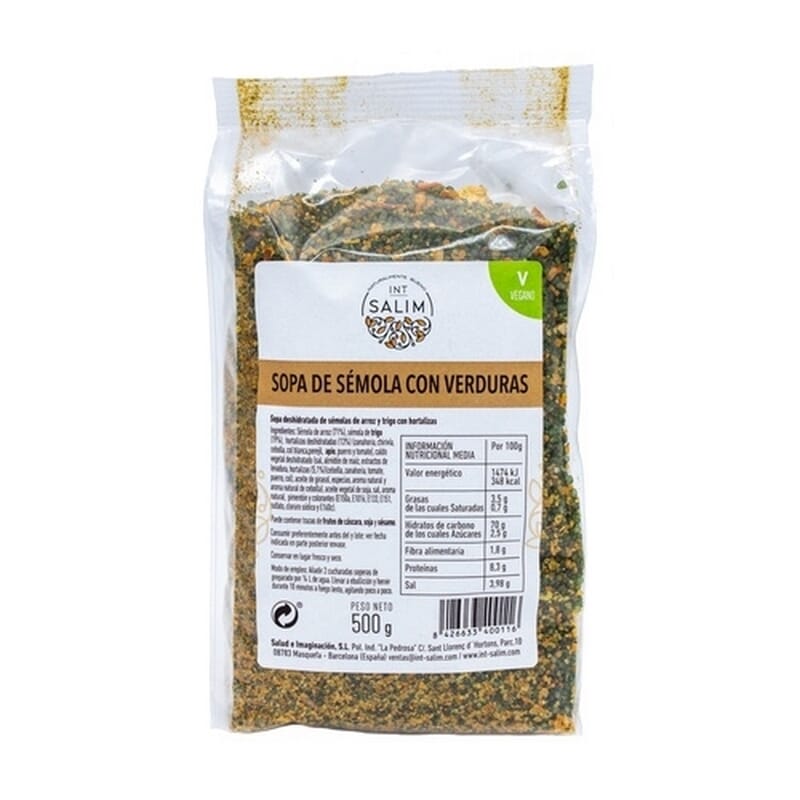 Sopa De Sémola Con Verduras 500g