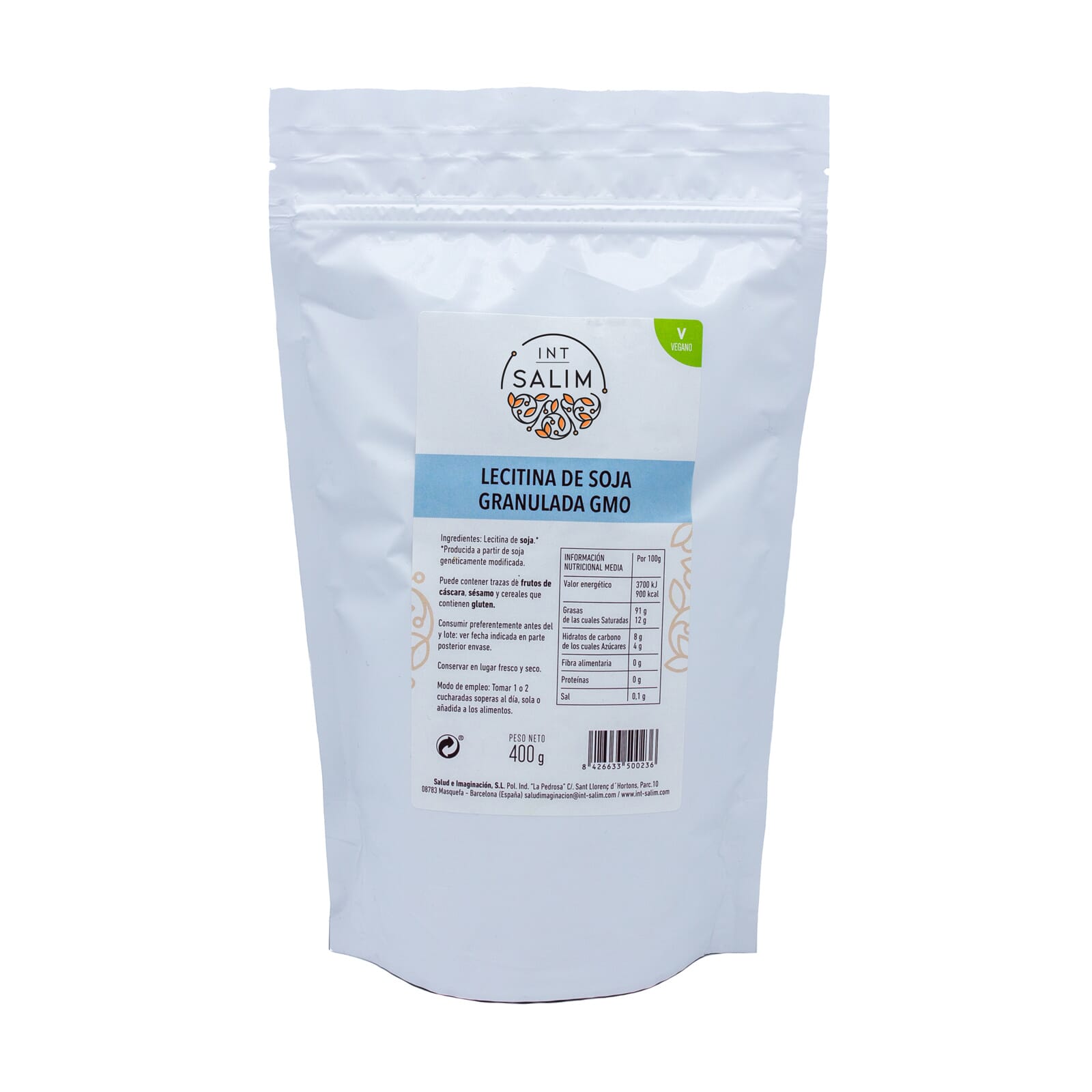 LECITINA DE SOJA GRANULADA 400g