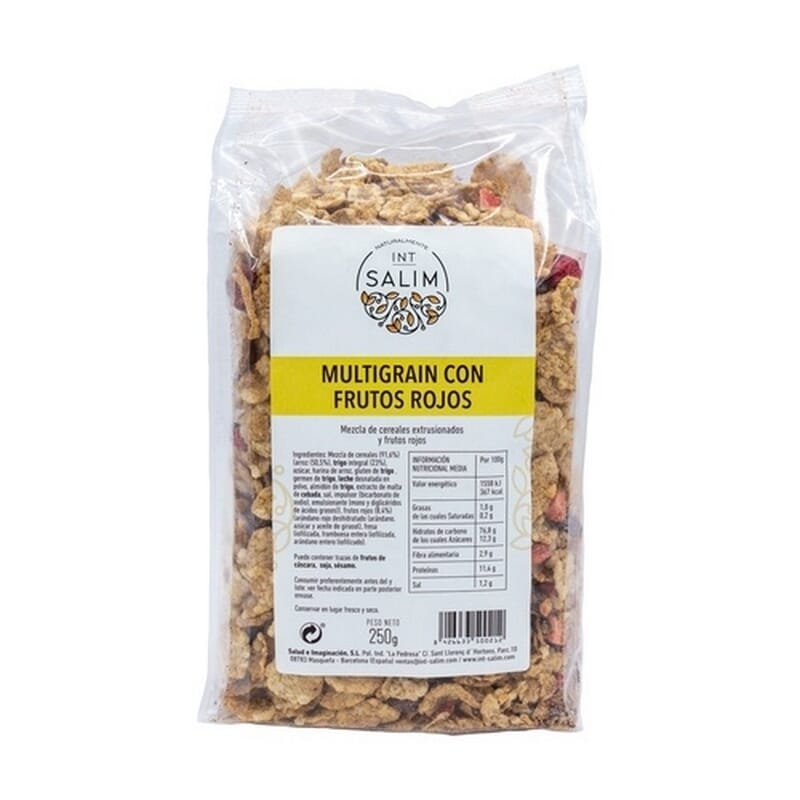 Muesli Multigrain Con Frutos Rojos 250g