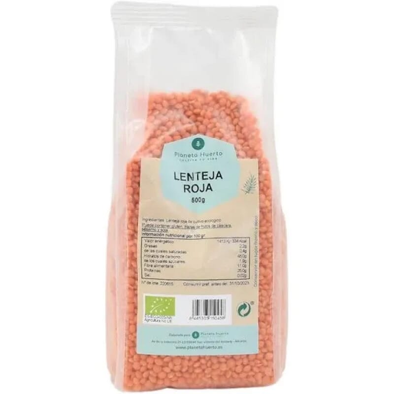 Lentejas Rojas 500g