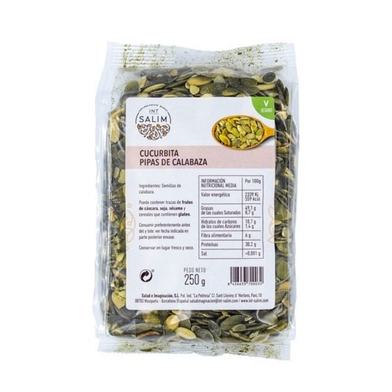 Pipas De Calabaza Cucurbita Vegan 250g