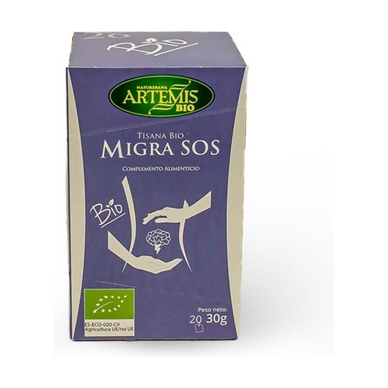 Tisana Bio Migra SOS 20 Infusiones de Artemis Bio