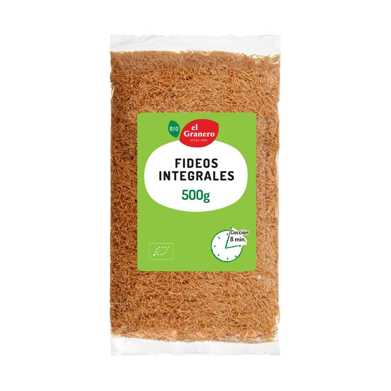 FIDEOS INTEGRALES BIO 500g