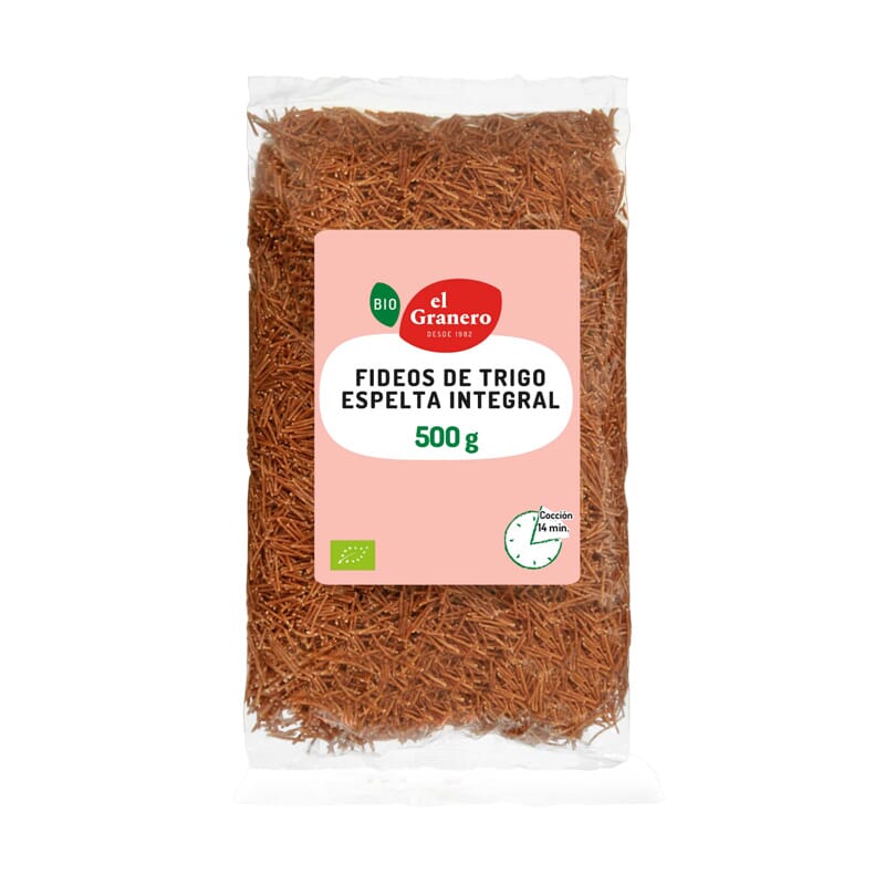 FIDEOS INTEGRALES DE ESPELTA BIO 500g