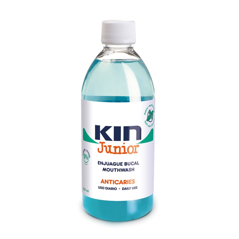 KIN JUNIOR ENJUAGUE BUCAL ANTICARIES 500ml