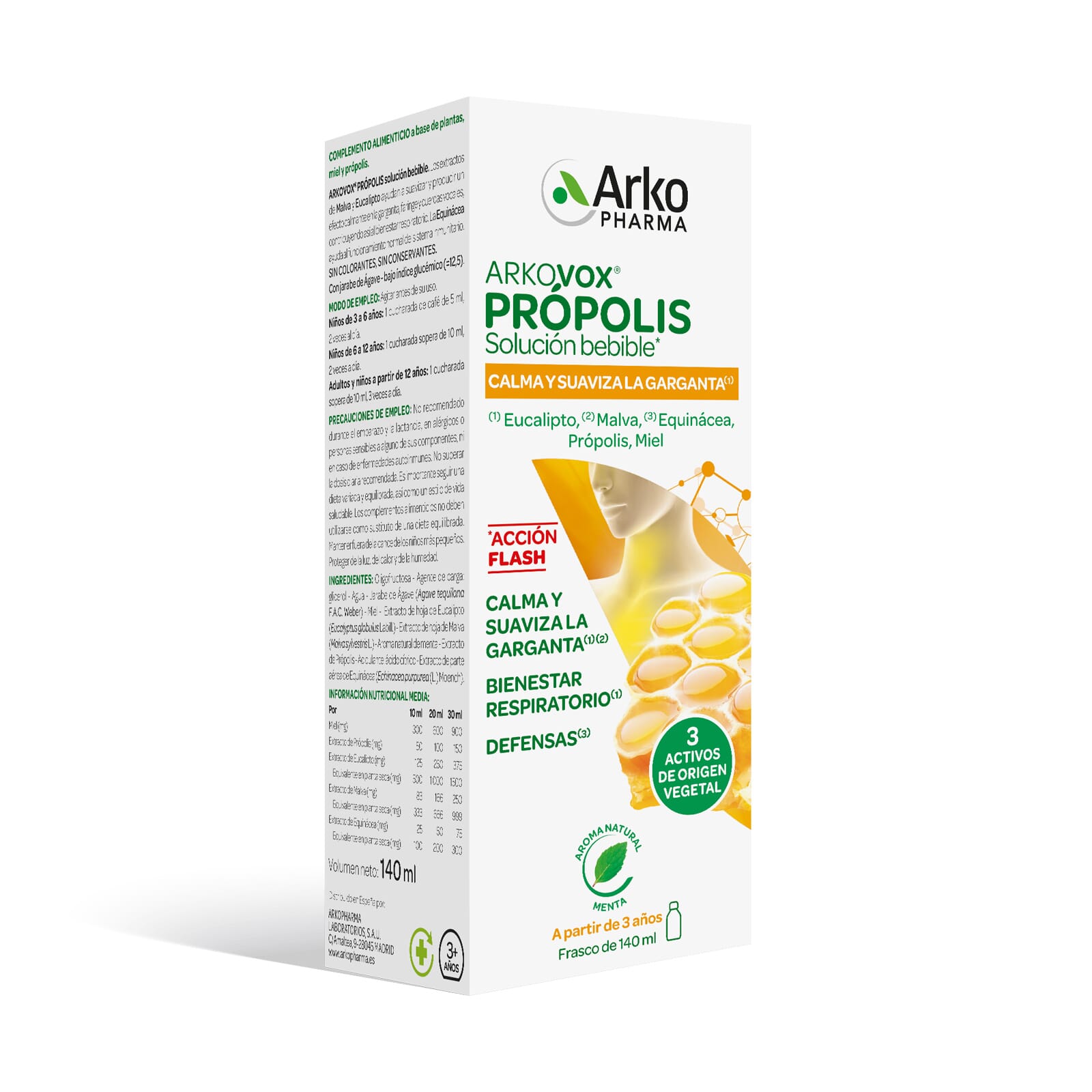 ARKOVOX PRÓPOLIS SOLUCIÓN BEBIBLE 140ml