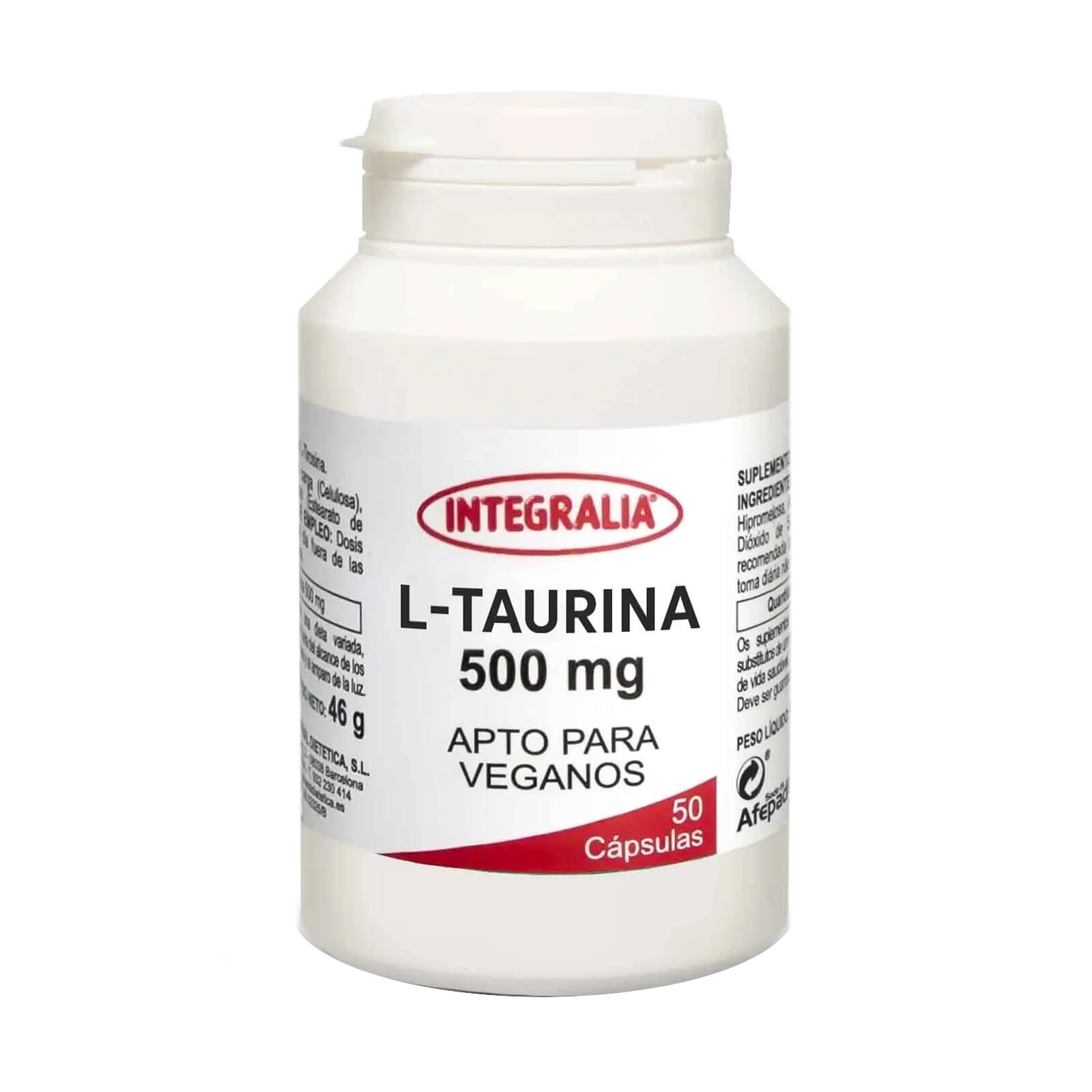 L-Taurina 500 mg 50 Caps