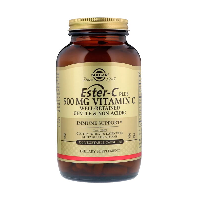 Ester-C Plus 500mg Vitamina C 250 VCaps de Solgar