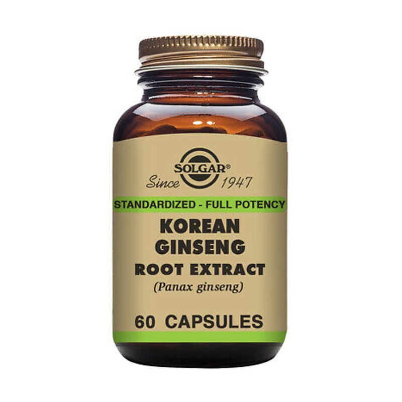 Extracto De Ginseng Coreano 60 VCaps