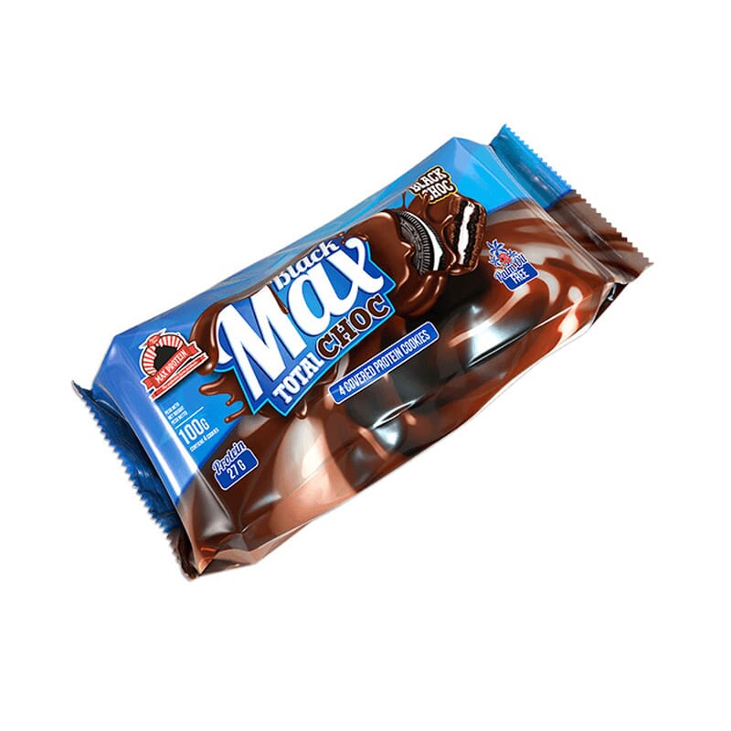 BLACK MAX TOTAL CHOC CHOCOLATE NEGRO 12 Uds de 100g