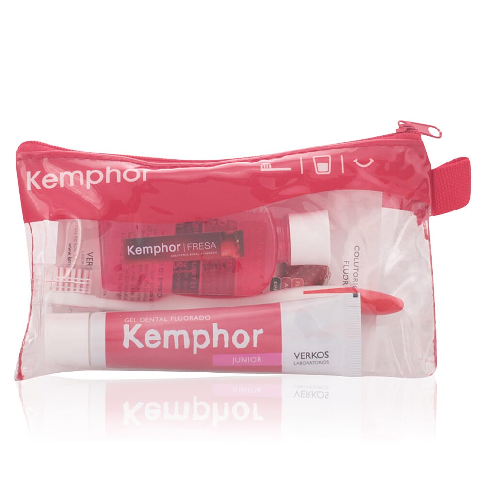 Kemphor Kids Kit De Viaje Lote 3 Piezas Colutorio 25 ml