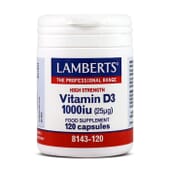 VITAMIN D3 1000 UI 120 Gélules - LAMBERTS