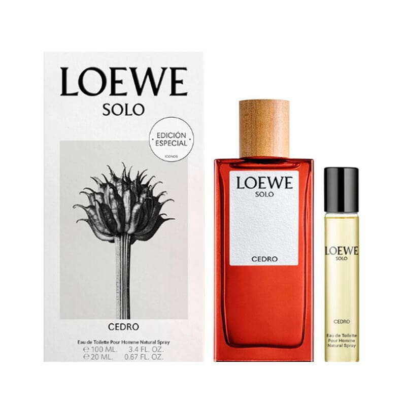 Solo Loewe Cedro Pack EDT 100ml + Mini-EDT 20ml