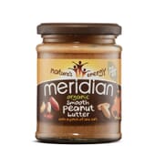 CREMA DE CACAHUETE ORGANICA CON SAL MARINA 280g - MERIDIAN FOODS