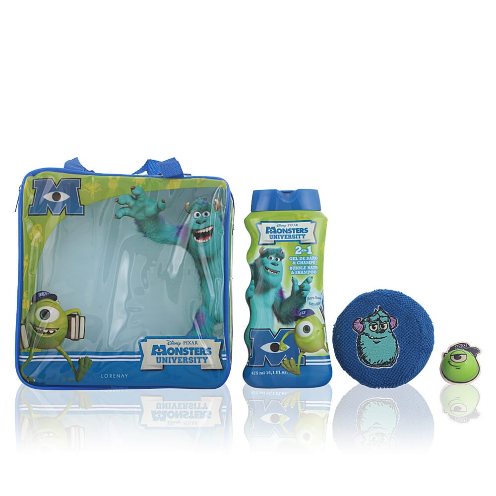 Monsters University Lote Gel Baño & Champú +  Labial + Esponja