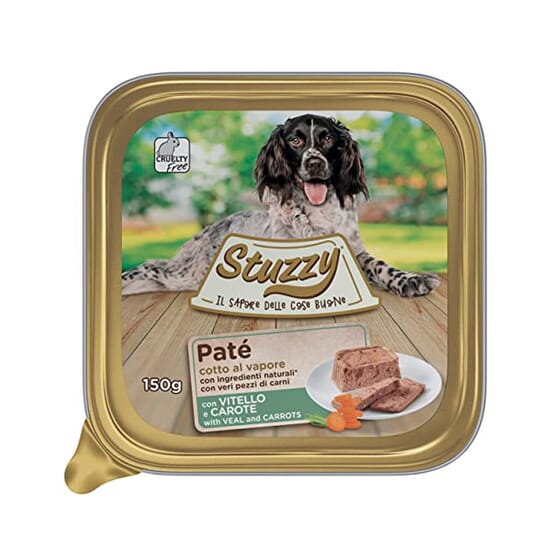 Dog Paté De Dinde au Petit Pois et Carottes 150 g de Stuzzy