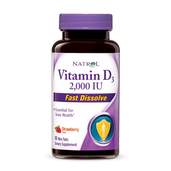 Vitamin D3 2000 IU 90 Mini Tabs