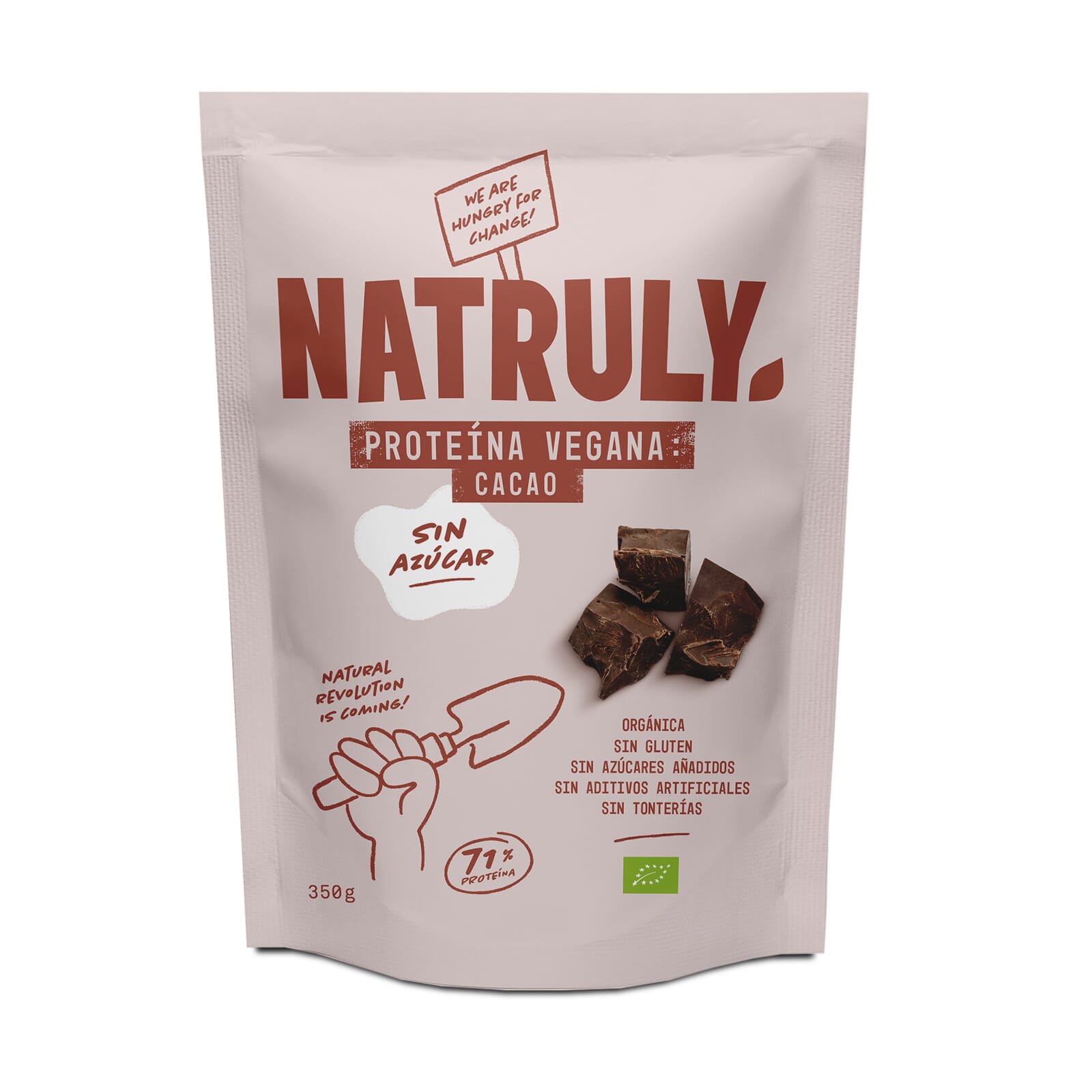 NATURAL PROTEÍNA VEGANA CHOCOLATE 350g