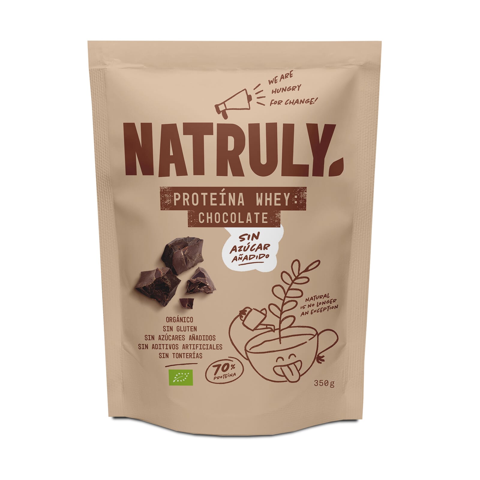 NATURAL PROTEÍNA WHEY CHOCOLATE 350g