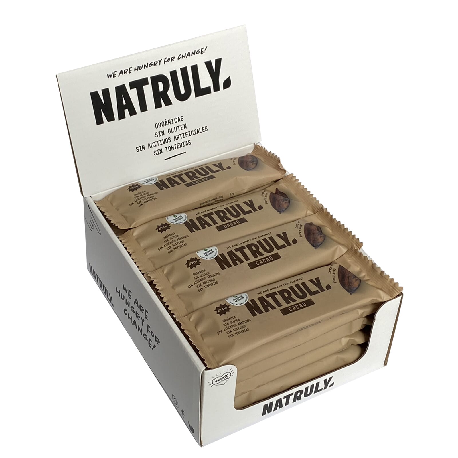 NATURAL BAR CACAO 24 Barritas de 40g