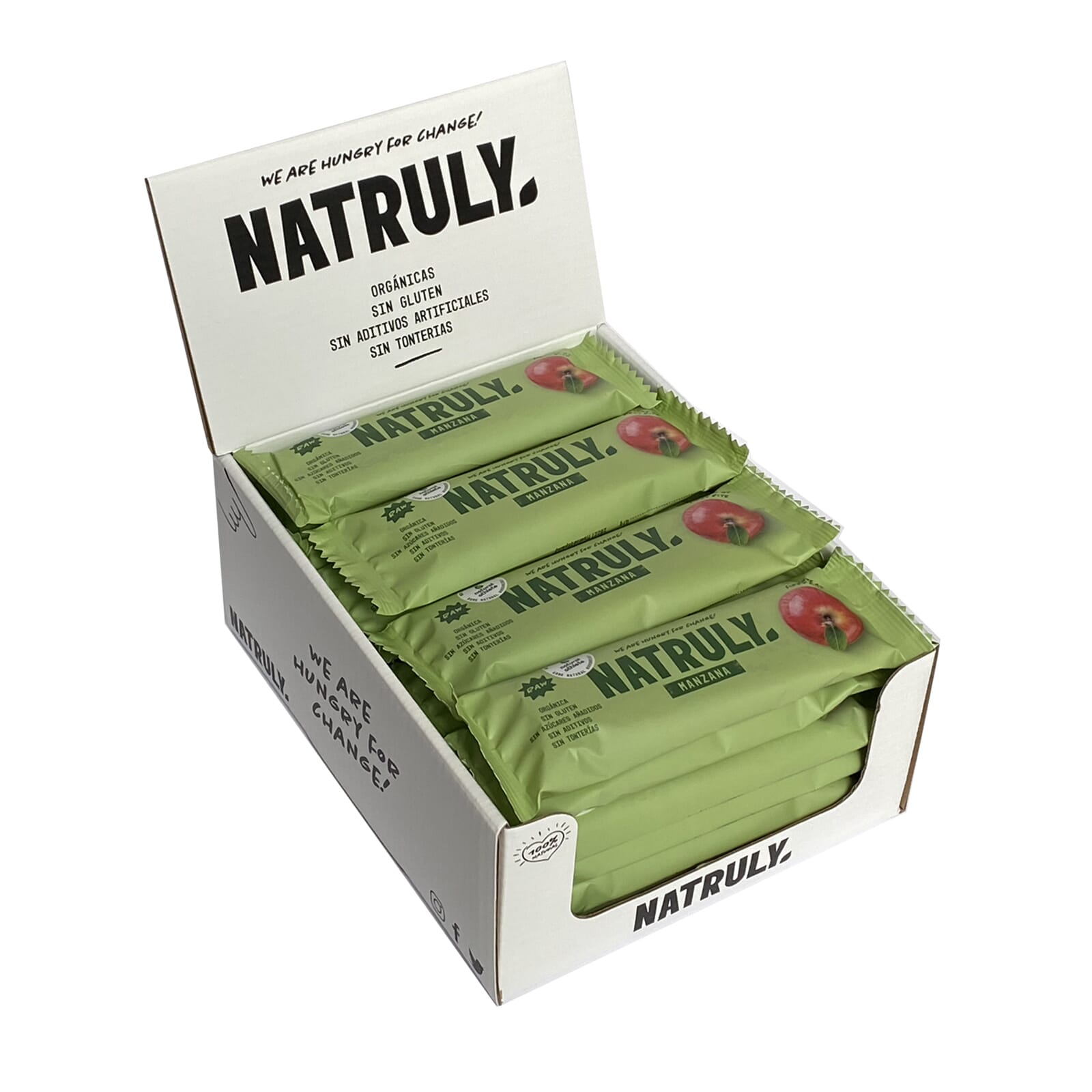 NATURAL BAR DE MANZANA 24 Barritas de 40g