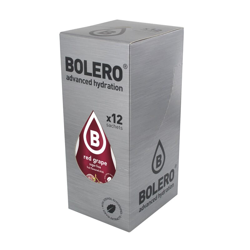 BOLERO rode druif (met stevia) 3g 12 zakjes