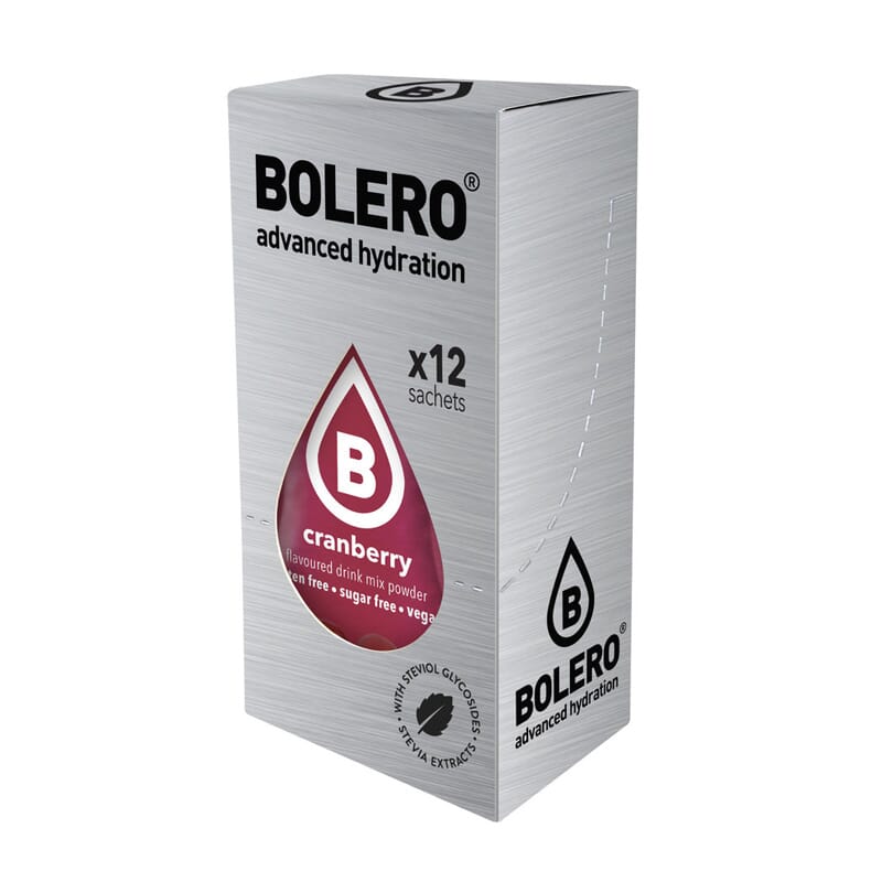 BOLERO ARÁNDANO ROJO (CON STEVIA) 3g 12 Sobres