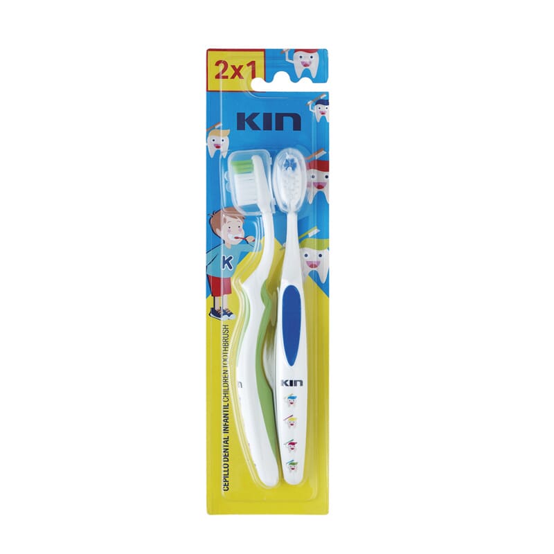 KIN CEPILLO DENTAL INFANTIL 2 Uds