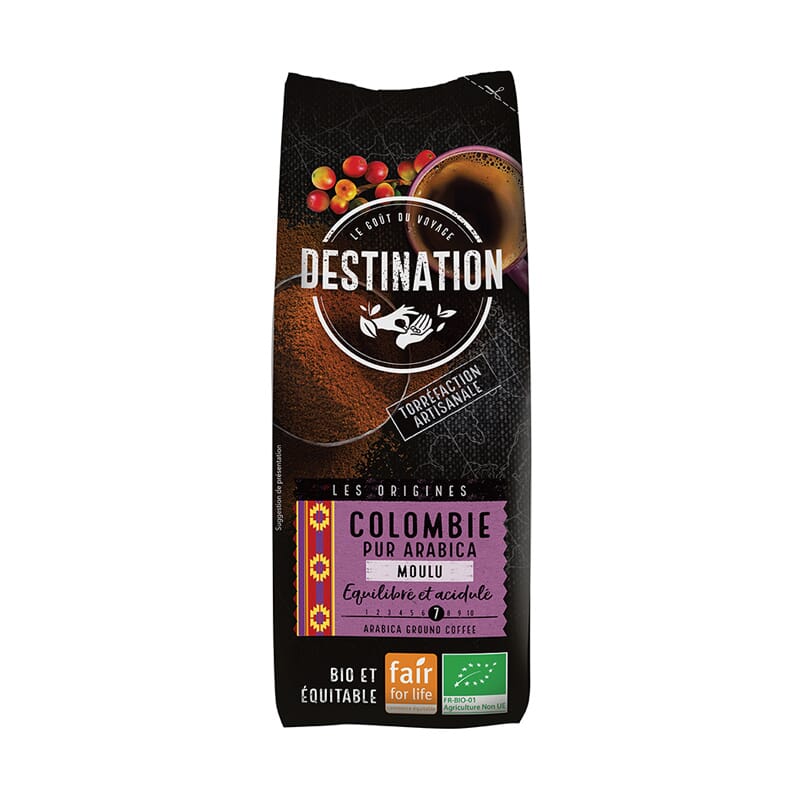 Café Puro Arábica Molido Colombia Bio 250g