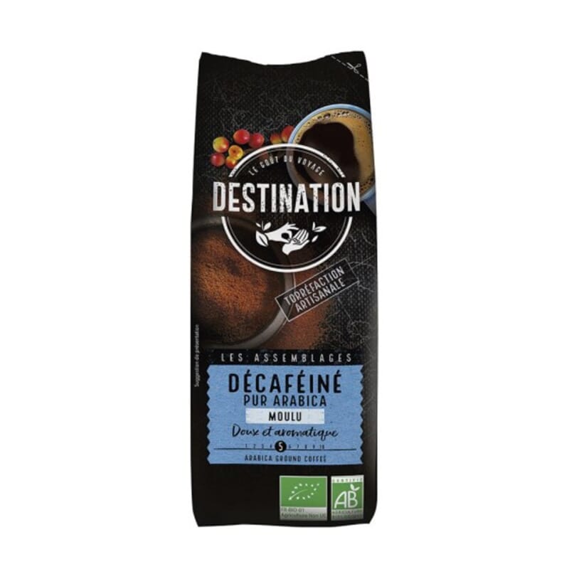 Café Descafeinado Puro Arábica Molido Bio 250g