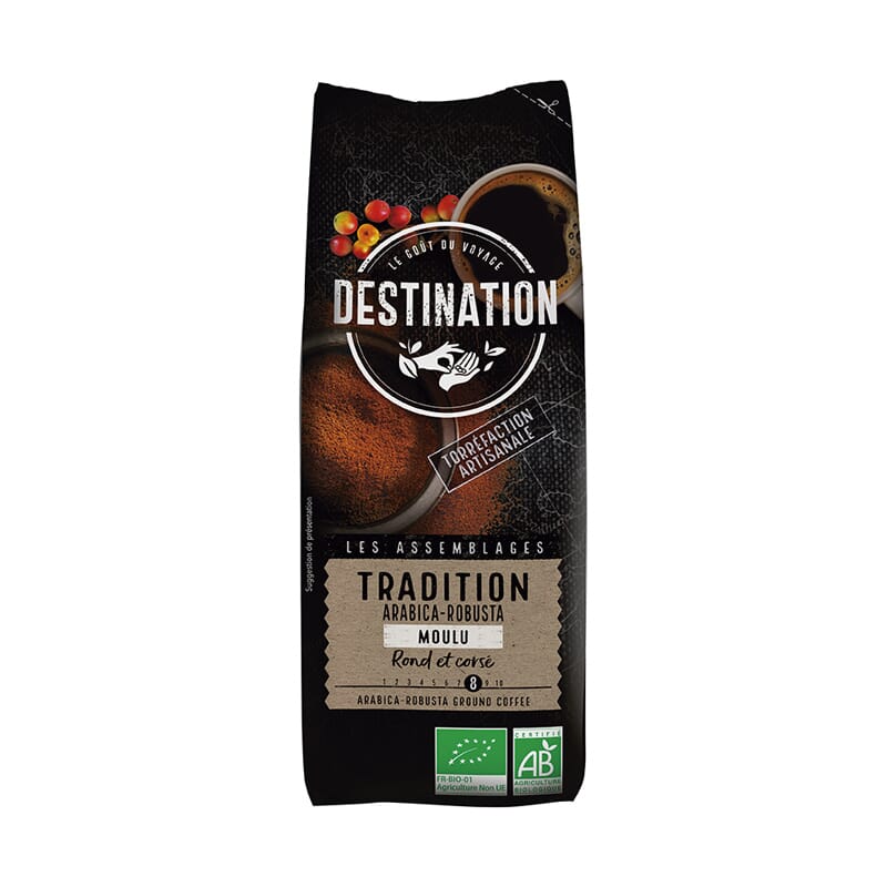 Café Arábica Y Robusta Molido Tradición Bio 250g