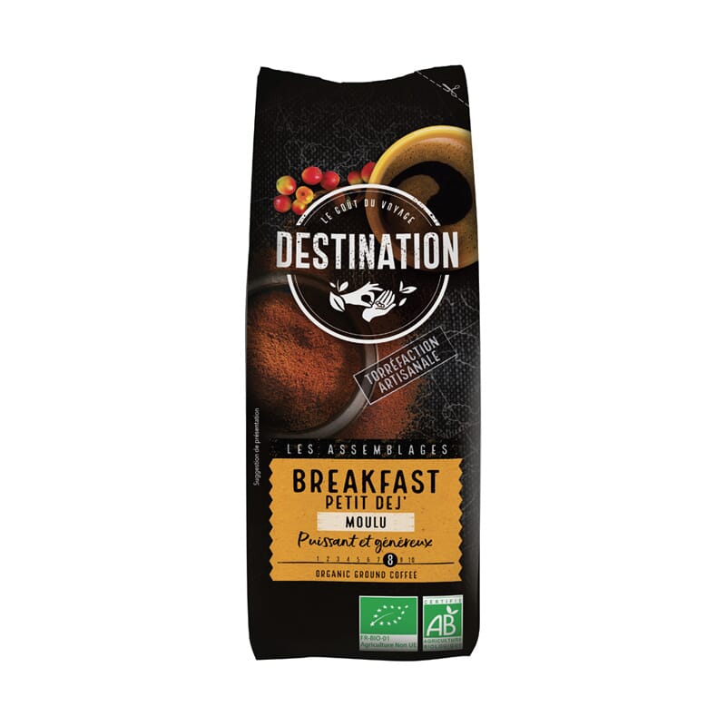 Café Molido De Tueste Natural Desayuno Bio 250g