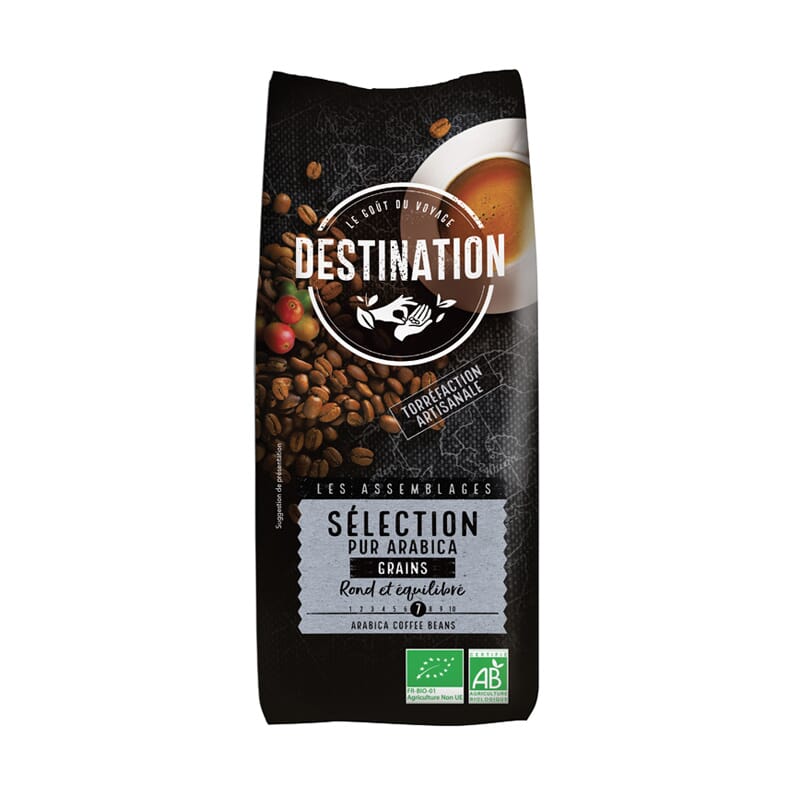 Reiner Arabica-Körner-Kaffee Bio-Selektion 1 Kg von Destination