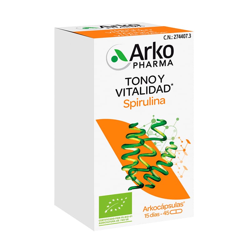 ARKOCÁPSULAS SPIRULINA 45 Caps