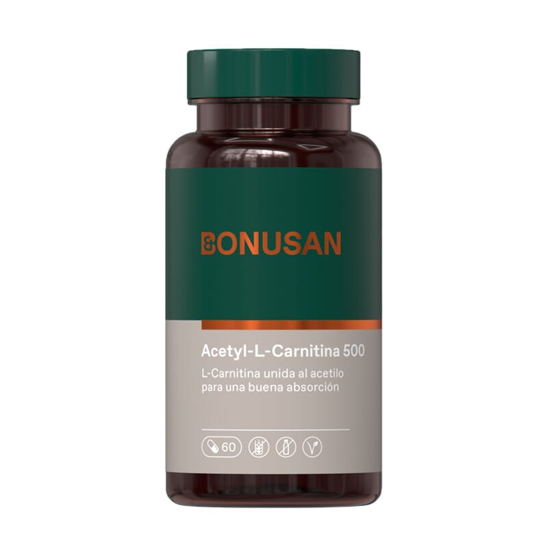 Acetyl L-Carnitina 500 Mg 60 VCaps