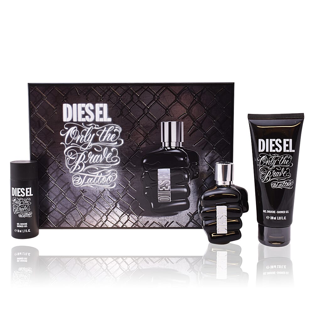 Only Teh Brave Tatto Lote EDT 75 ml + Gel de Ducha 100 ml + Gel de Ducha 50 ml