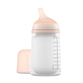 Biberón Anticólico Silicona Zero Zero +3M  270 ml - Suavinex