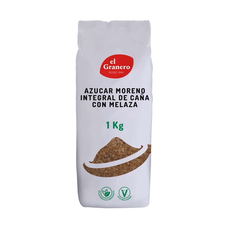 Azúcar Moreno De Caña Integral Con Melaza 1 Kg